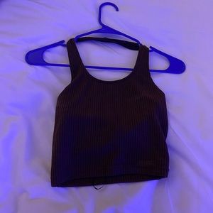 brown halter top